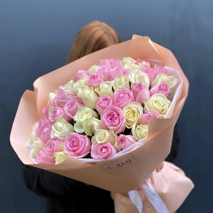 55 роз микс нежности в Красноярске