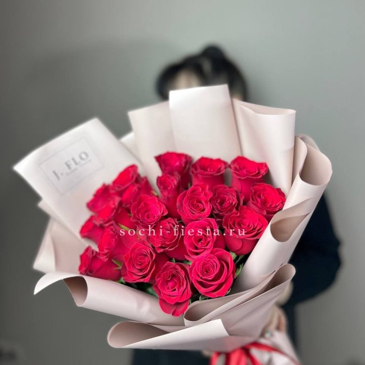 21 красная роза  в Красноярске