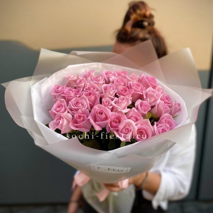 Букет розовых роз  в Красноярске