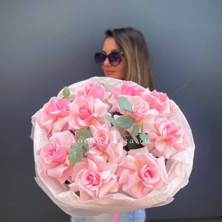 Букет роз "Минифу" в Красноярске