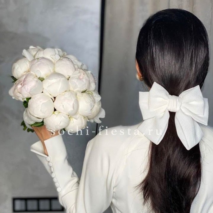 Свадебный букет пионов в Красноярске
