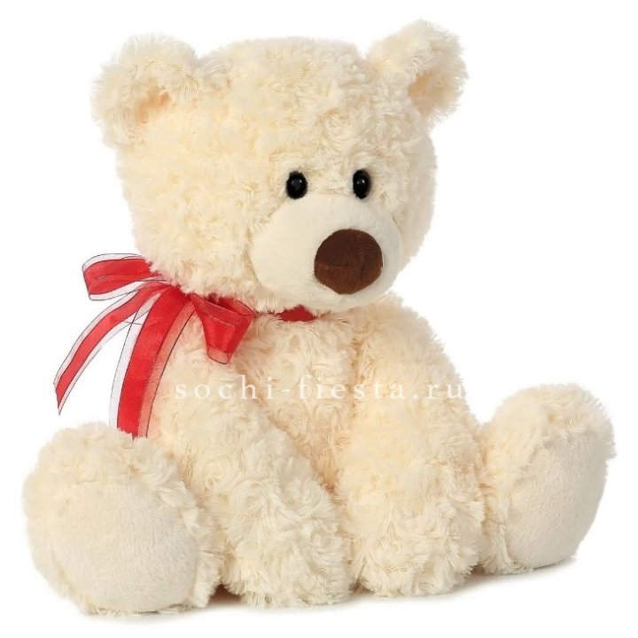 Белый плюшевый мишка  в Красноярске