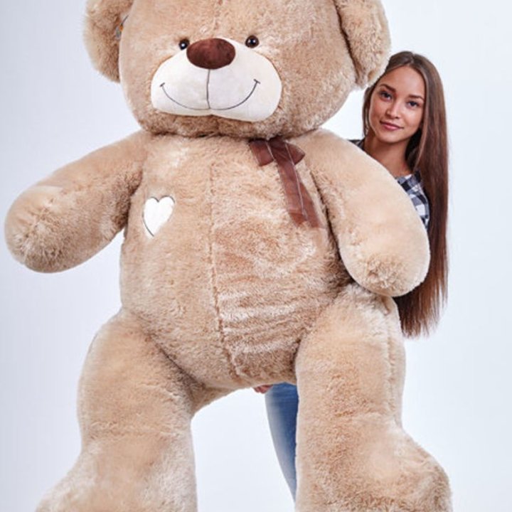 Бурый плюшевый мишка большой в Красноярске