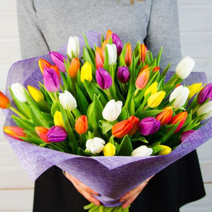 51 тюльпан "Рандом" №2 в Красноярске